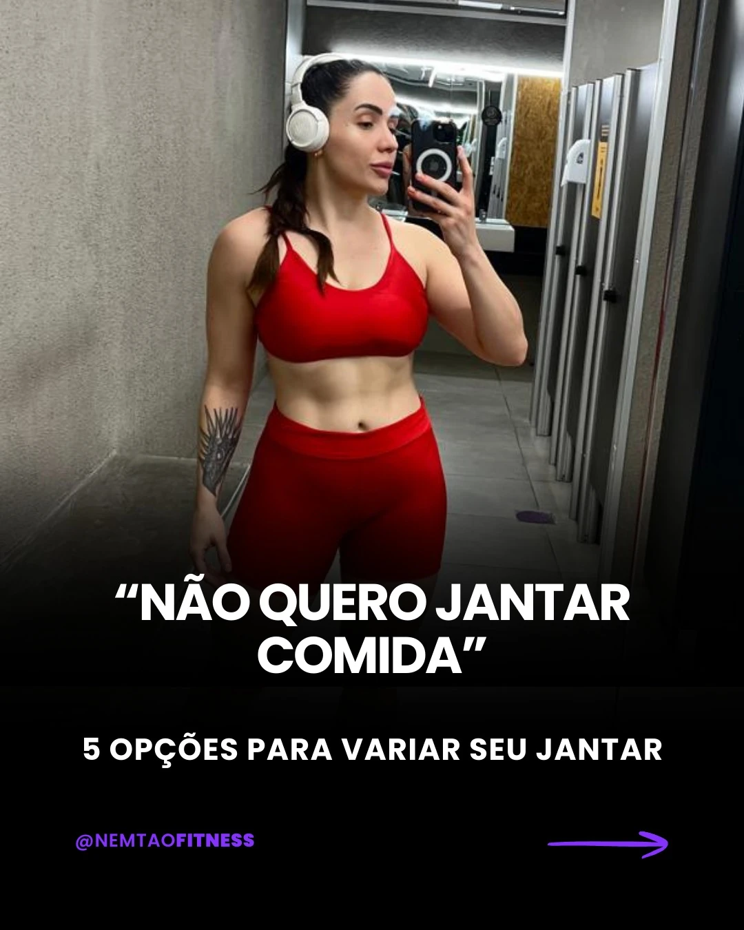 Fernanda Cosi em publicação com dica prática de nutrição para o jantar